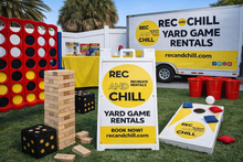Load image into Gallery viewer, Rec &amp; Chill Yard Game Rentals