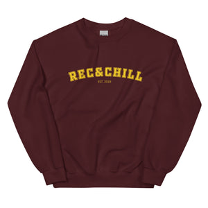 Rec and Chill Collegiate Sweatshirt