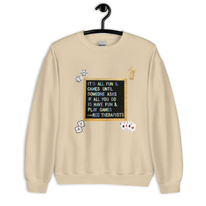 Fun & Games Sweatshirt inspired by: thewreckinrecreation