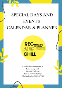 Special Days and Events Calendar Planner
