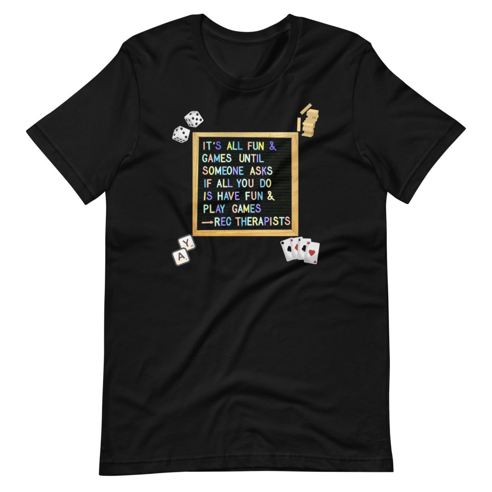 Fun & Games Tshirt inspired by: thewreckinrecreation